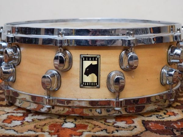 14 x 5 Bob Henrit Natural Wood Black Panther