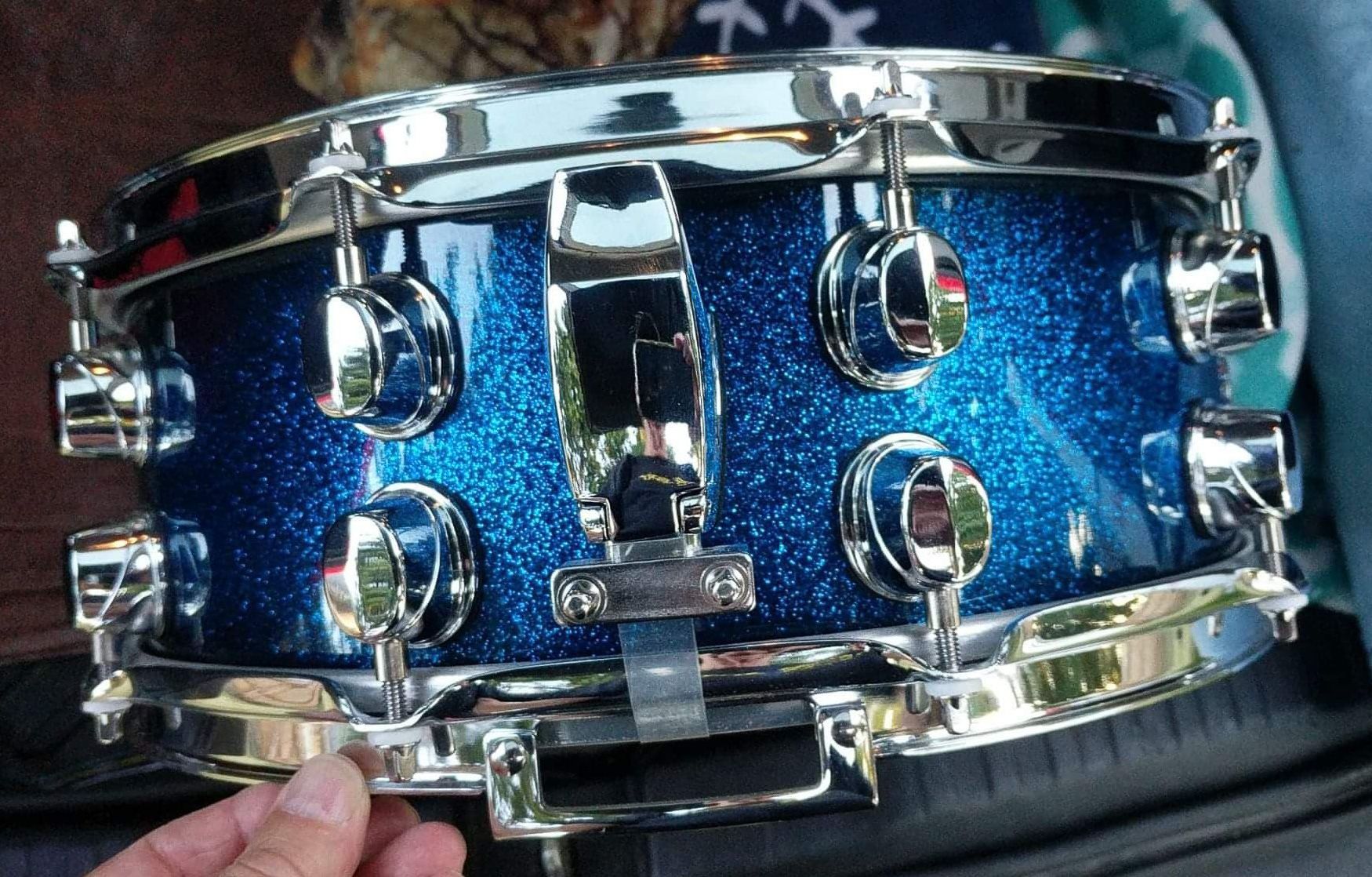 14"x5.5" Saturn Blue Galaxy Sparkle Burst. Photo - Dave Hawkins