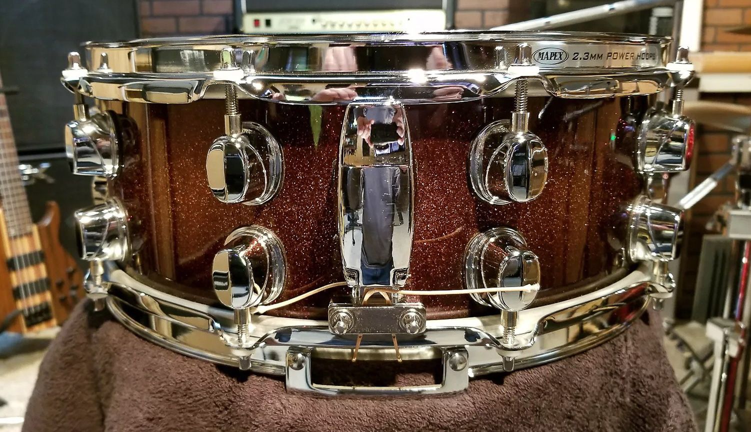 14"x5.5" Saturn Root Beer Burst. Photo - Olympia Music Hub