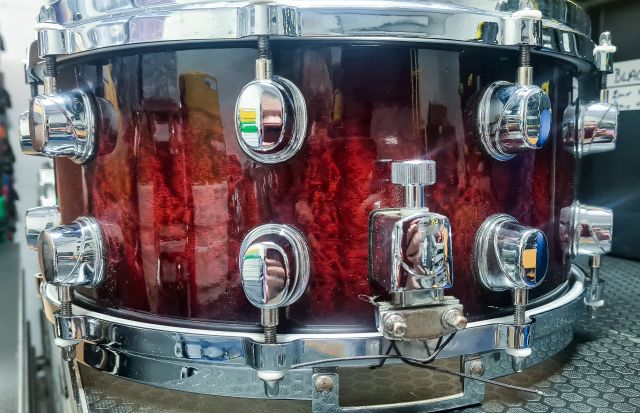 14 x 6.5 Thomann Dark Cherry Burl @ David O'Grady