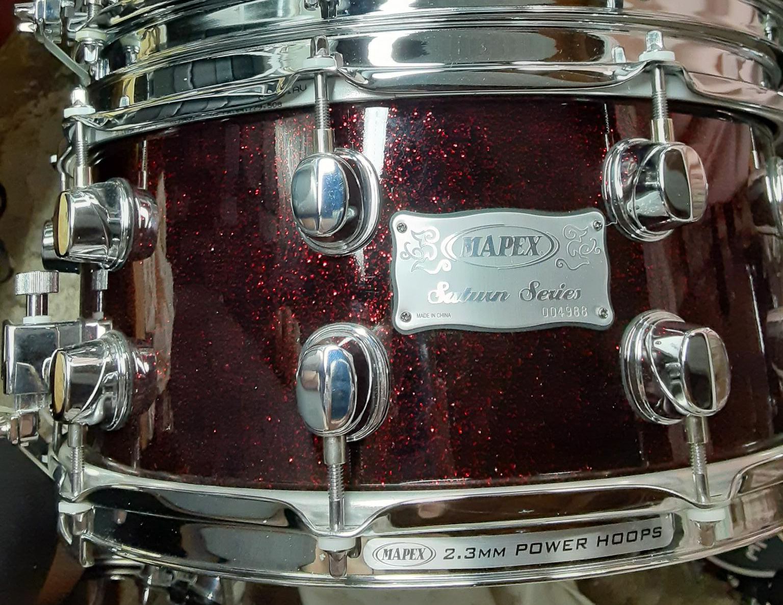 14"x6.5" Saturn Black Cherry Sparkle. Photo - Skip Wilde