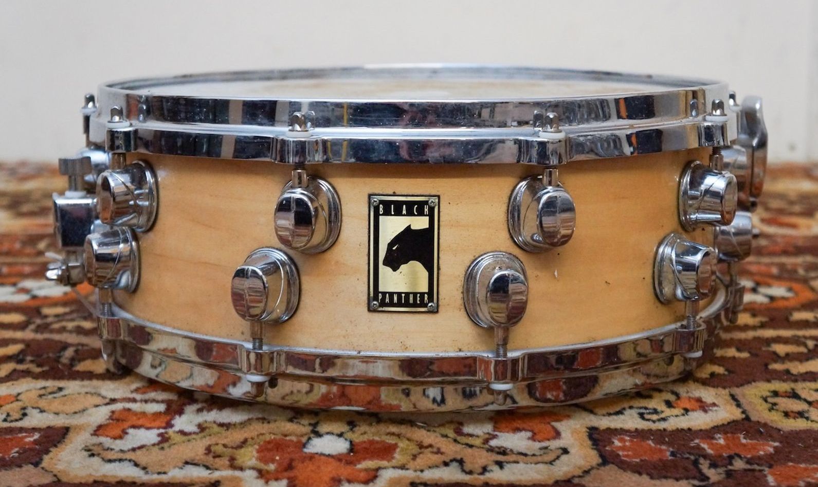 14 x 5 Bob Henrit Natural Wood Black Panther