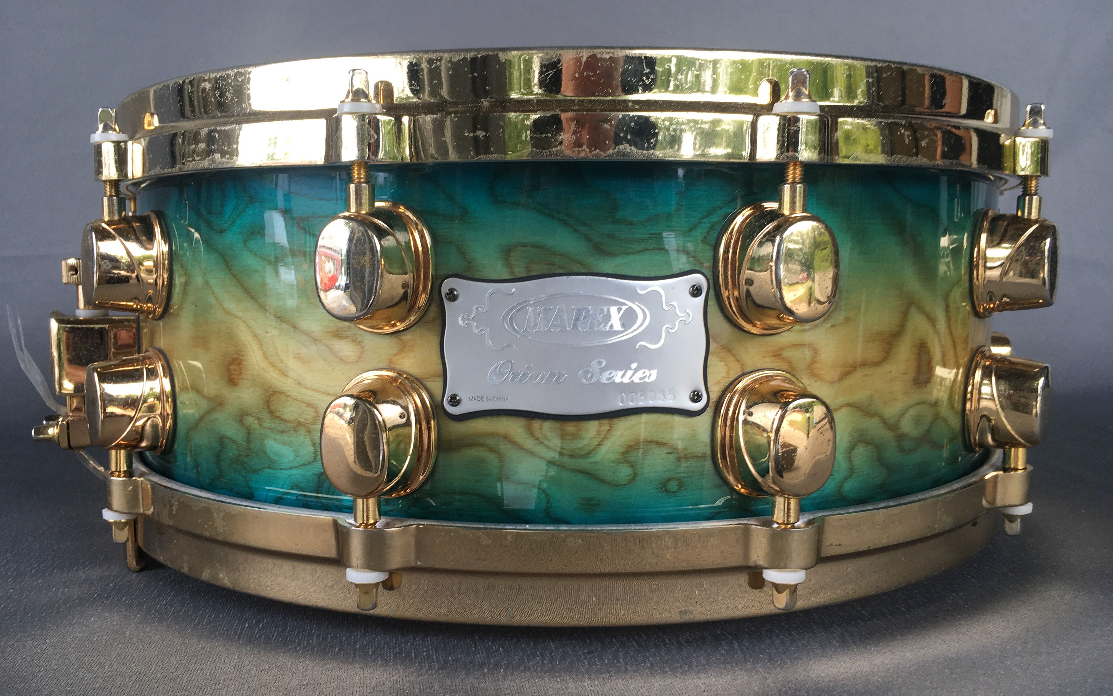 14"x5.5" Orion Teal Burst. Photo - Woodys Backline