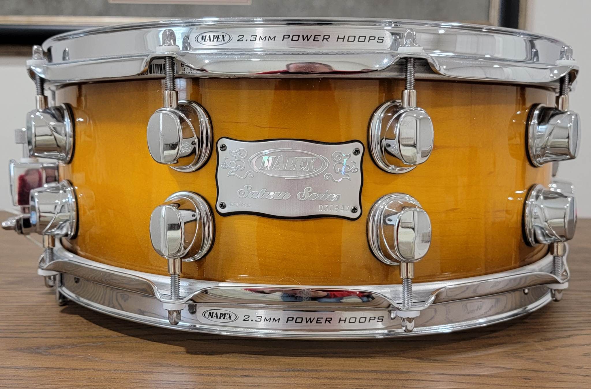 14"x5.5" Saturn Sienna Burst. Photo - Bruce Murphy