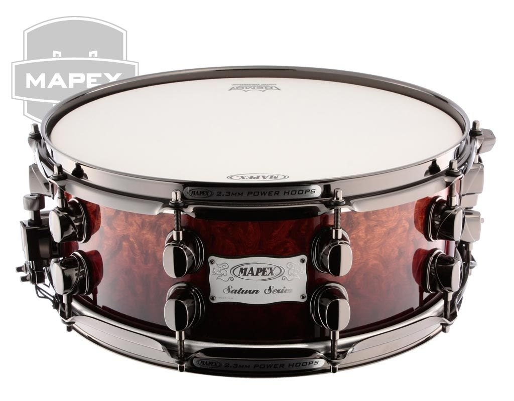 14"x5.5" Saturn SE Deep Sienna Fade. Photo - Mapex Japan