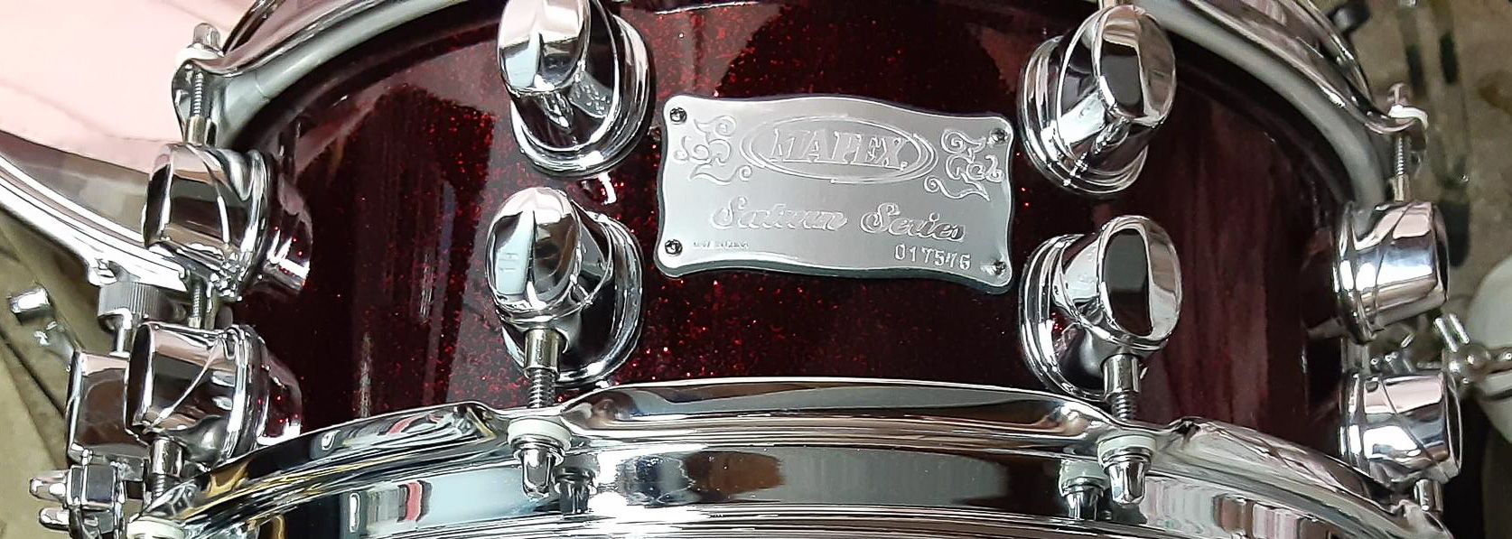 14"x5.5" Saturn Black Cherry Sparkle. Photo - Skip Wilde