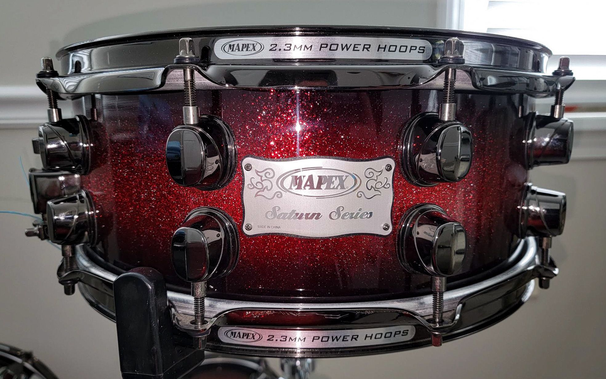 14"x5.5" Saturn Supernova Red Burst. Photo - Bruce Murphy