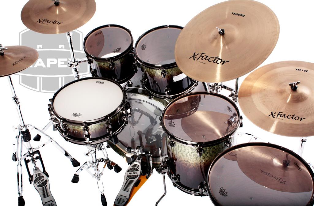 14"x5.5" Saturn SE Moss Green Fade. Photo - Mapex Japan