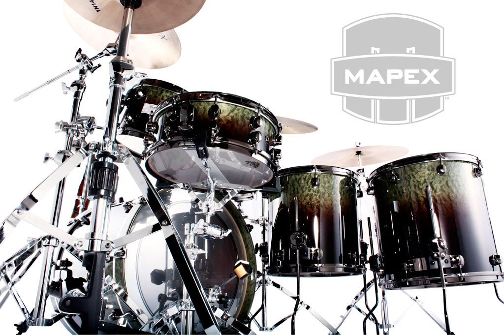 14"x5.5" Saturn SE Moss Green Fade. Photo - Mapex Japan