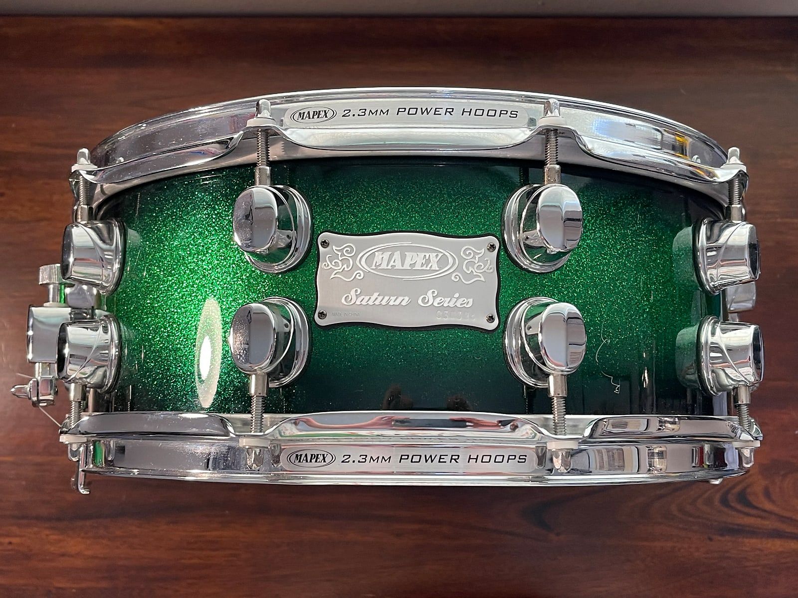 14"x5.5" Saturn Green Apple Burst. Photo - Zack Cruz