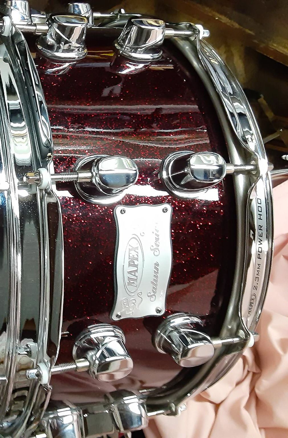 14"x6.5" Saturn Black Cherry Sparkle. Photo - Skip Wilde