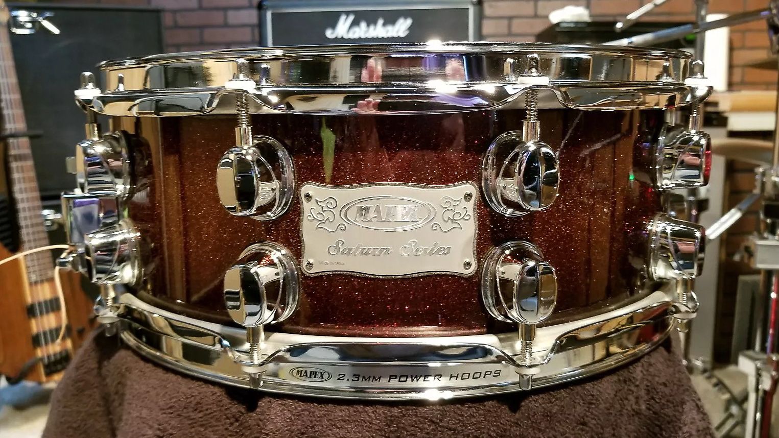 14"x5.5" Saturn Root Beer Burst. Photo - Olympia Music Hub