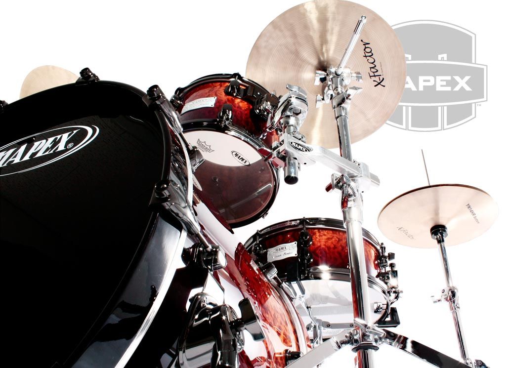 14"x5.5" Saturn SE Deep Sienna Fade. Photo - Mapex Japan