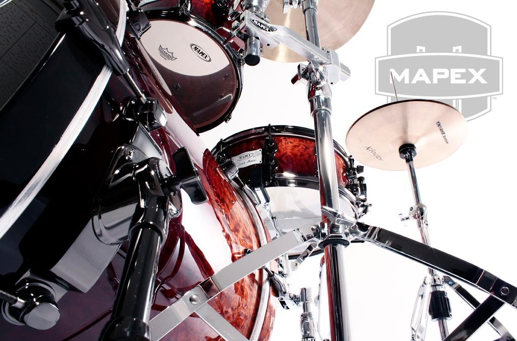 14"x5.5" Saturn SE Deep Sienna Fade. Photo - Mapex Japan