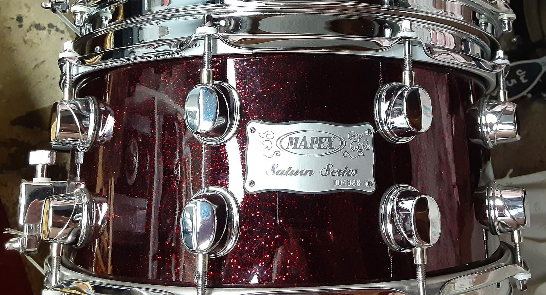 14"x6.5" Saturn Black Cherry Sparkle. Photo - Skip Wilde