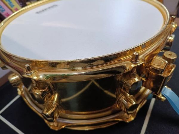 12 x 5.5 Polished Brass with Gold Hardware - 'The Golden Rod'