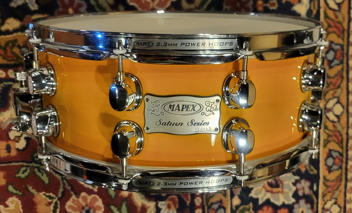14"x5.5" Saturn Mango Burst. Photo - Drummie Chris
