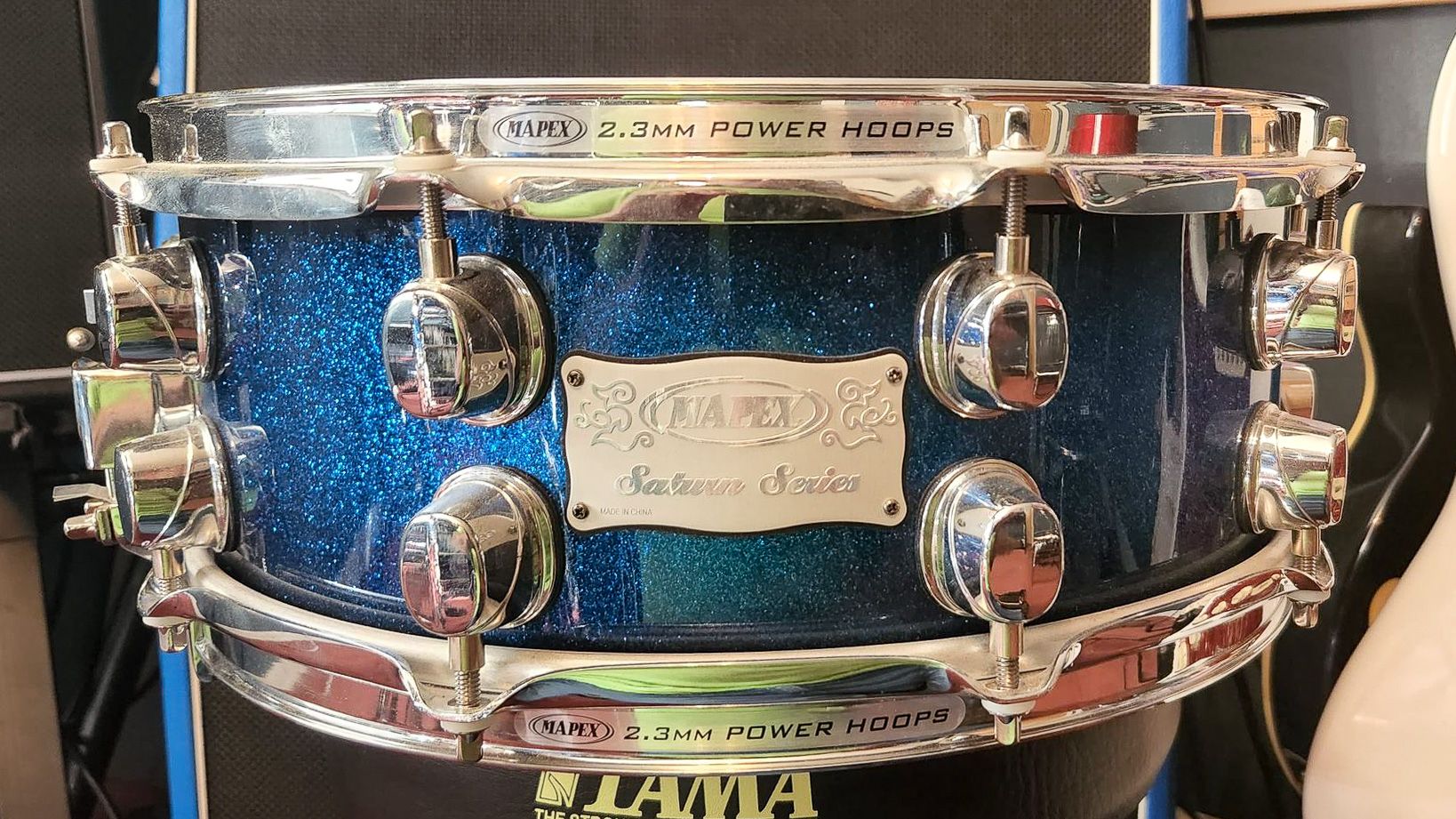 14 x 5.5 Saturn - Blue Galaxy Sparkle Burst