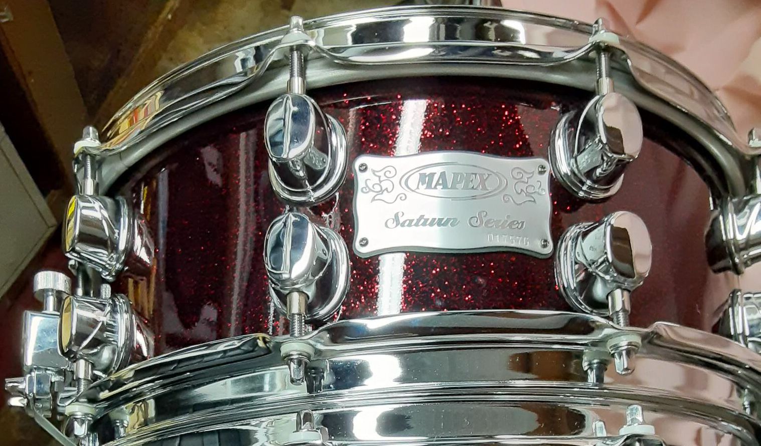 14"x5.5" Saturn Black Cherry Sparkle. Photo - Skip Wilde