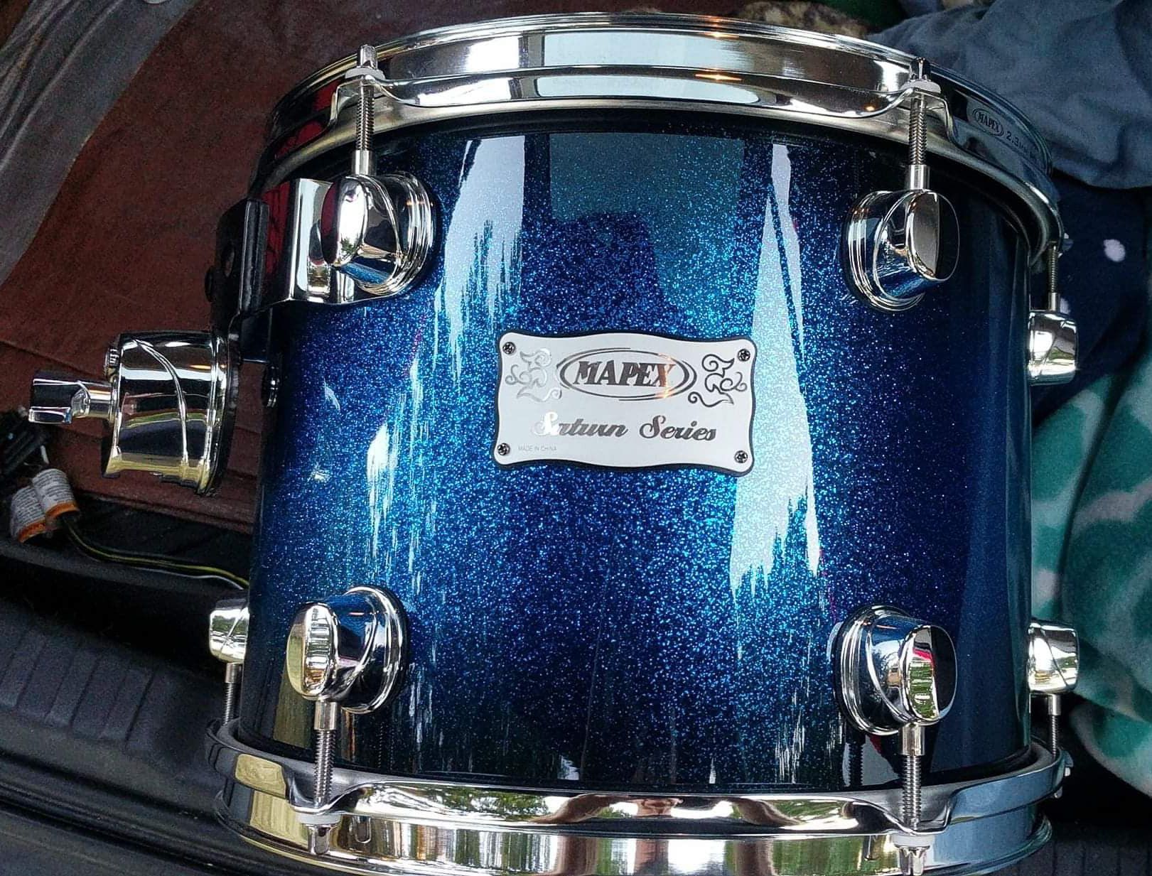 14"x5.5" Saturn Blue Galaxy Sparkle Burst. Photo - Dave Hawkins