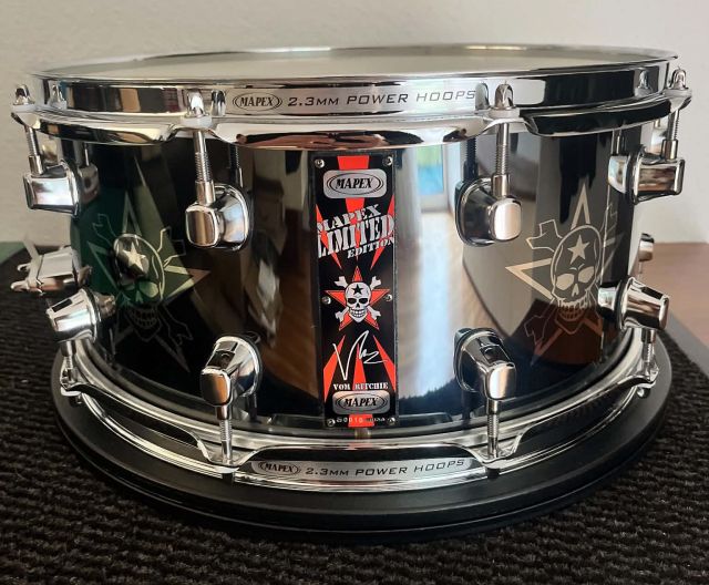 14 x 6.5 "Vom Ritchie" Signature Snare. Photo: Martin Seer