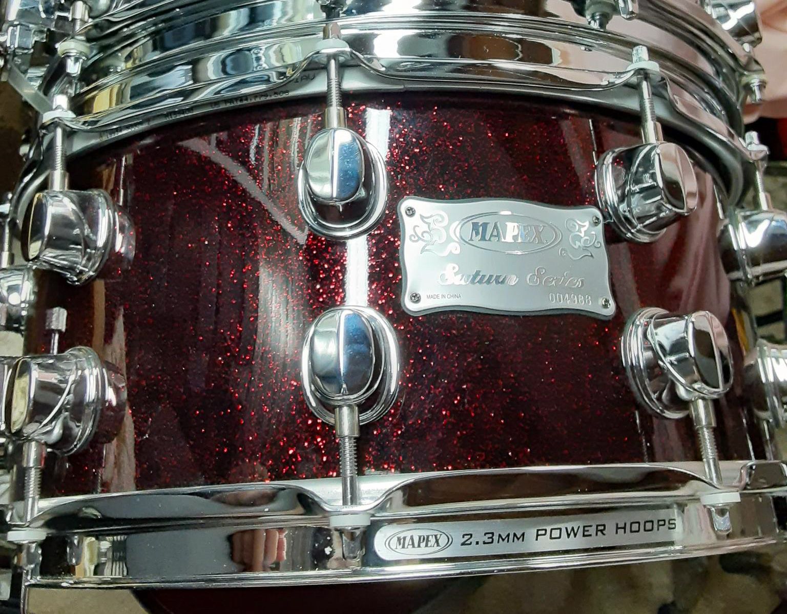 14"x6.5" Saturn Black Cherry Sparkle. Photo - Skip Wilde